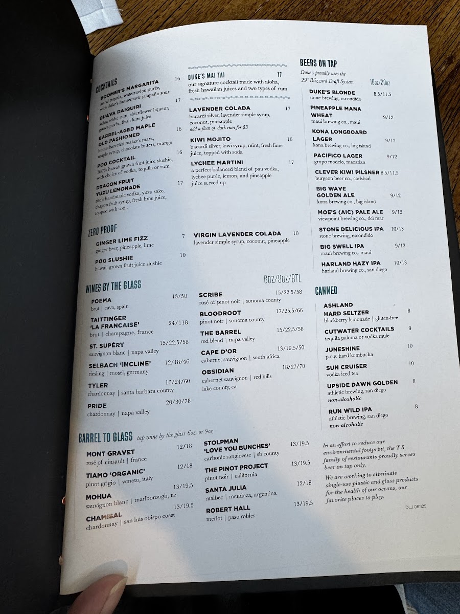 Duke's La Jolla Menu - Image 4